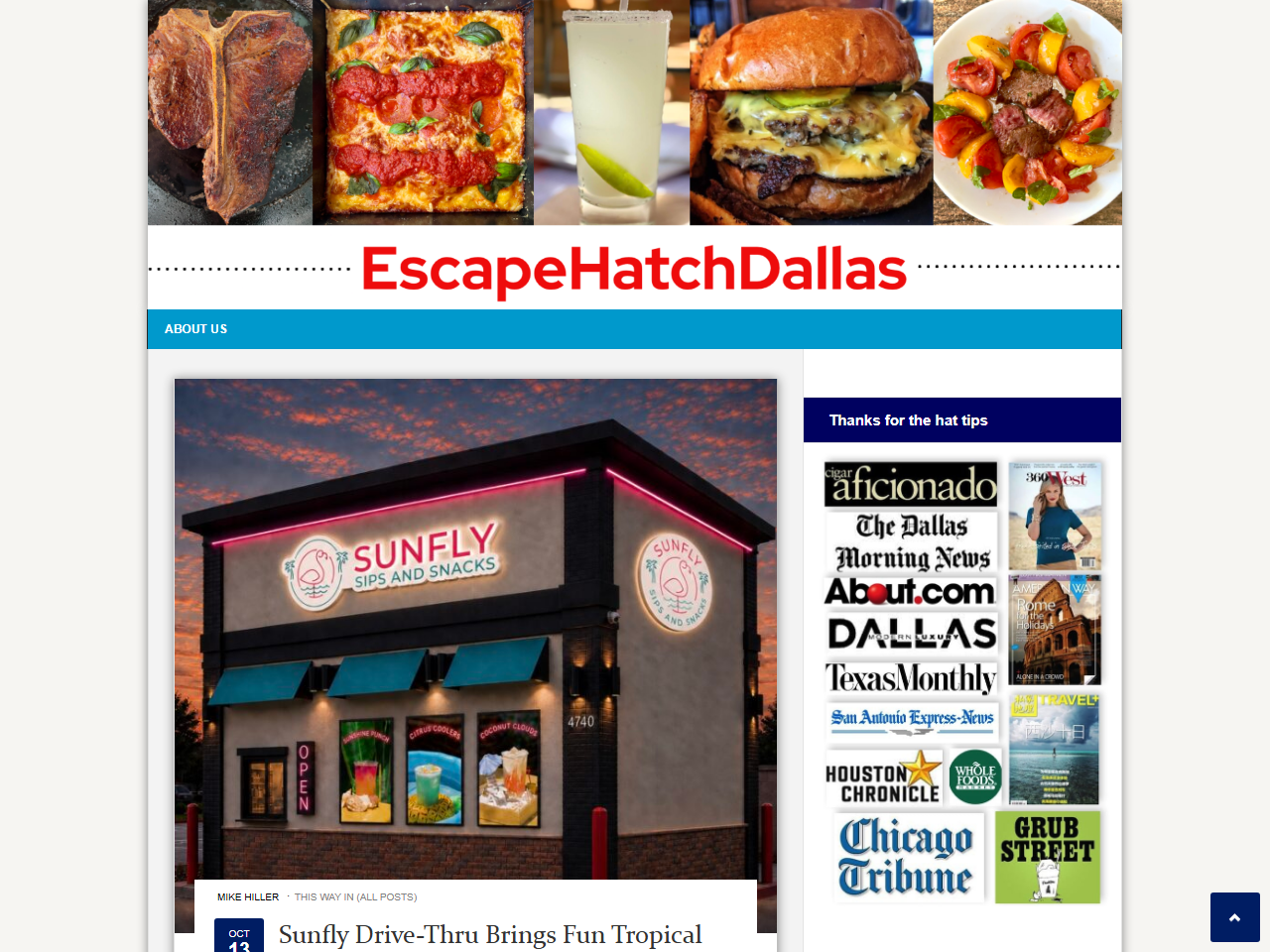 EscapeHatchDallas website